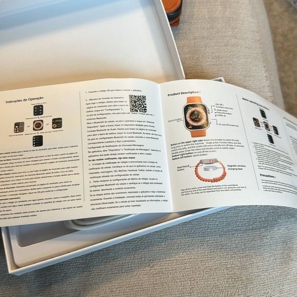 Ultra II Smart Watch Black IOS & Android Capable with Wireless Charging … - Picture 7 of 7